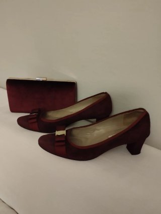 Zapatos de fiesta bordeo Talla 41.5