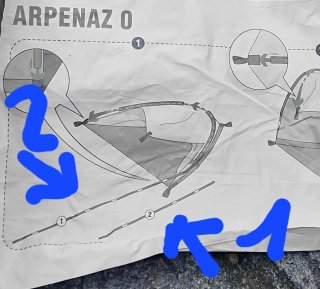 Tenda da spiaggia Quechua Arpenaz 0