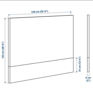 Cabecero Malm 135cm Ikea