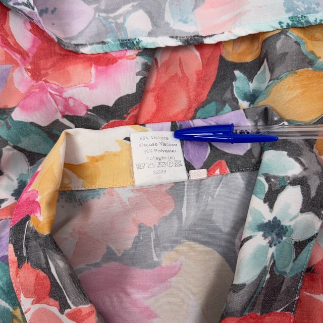 C&A Vintage Floral Oversized Shirt