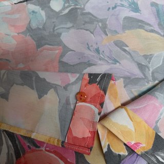 Camisa vintage floral oversized C&A