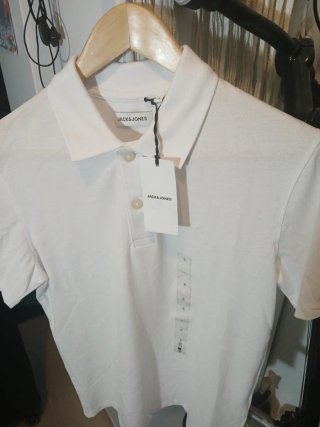 Camiseta Jack & Jones Blanca Talla S