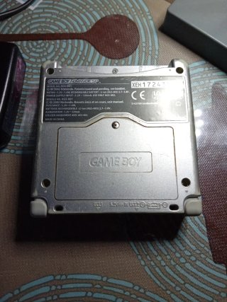 Nintendo Game Boy Advance SP Plata