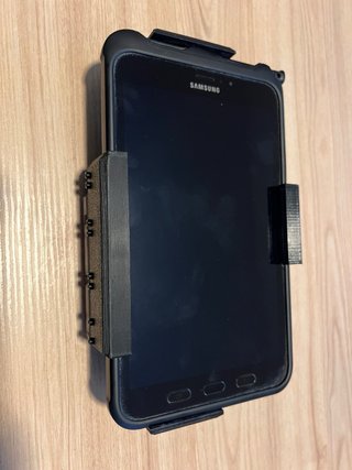 Soporte y tablet samsung tab