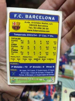 Cromos Fútbol 2003-04 y 2005