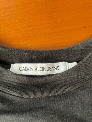 Camiseta Calvin Klein Jeans Negra Multicolor Talla