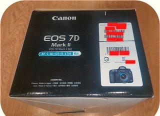 Canon 7D Mark II averiada