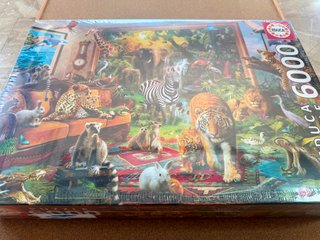 Puzzle Educa 6000 Piezas Animales Nuevo