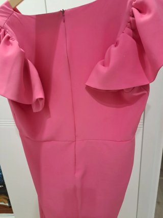 Vestido fiesta Alicia Nicolás rosa