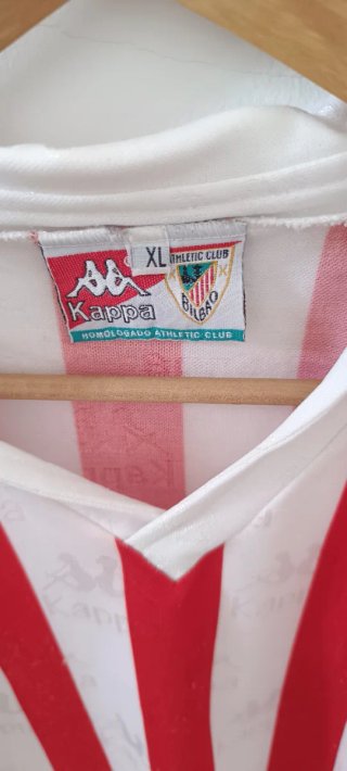 Camiseta Athletic Club Kappa Años 80 Talla XL