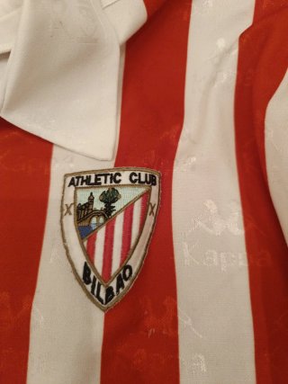 Camiseta Athletic Club Kappa Años 80 Talla XL