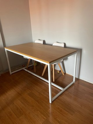 Mesa Comedor Maisons du Monde Madera y Metal