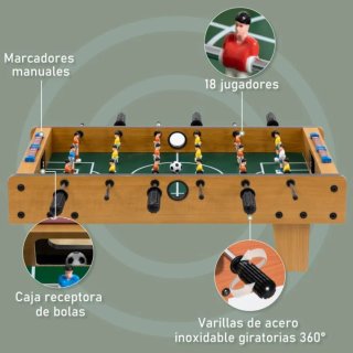 Futbolín de mesa madera