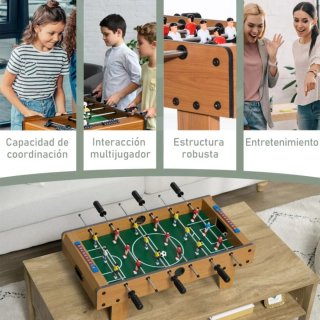 Futbolín de mesa madera