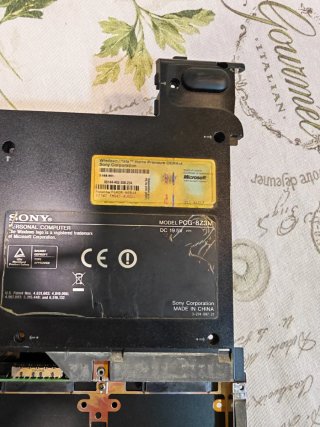 Sony PCG-8Z3M piezas