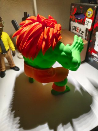 Figura Blanka Street Fighter Impresión 3D