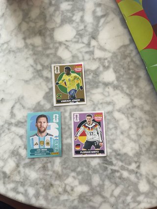 Cromos Mundial 2026: Messi, Vinicius, Wirtz