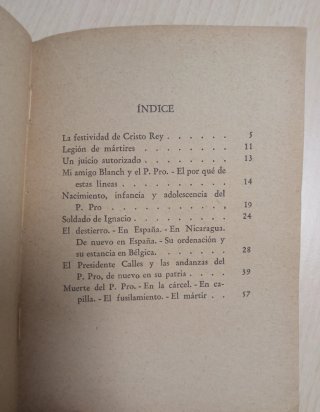 El padre Pro, precursor...