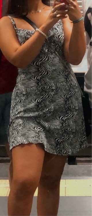 Vestido estampado cebra Inside Talla M