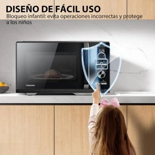 Microondas Toshiba 25L Grill Inverter 900W