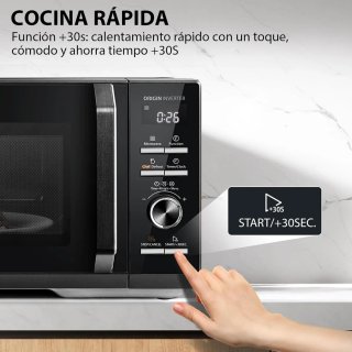 Microondas Toshiba 25L Grill Inverter 900W