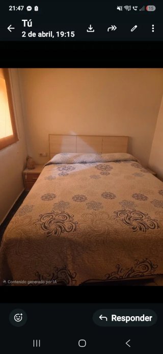 Estructura cama 135cm con cabezal y somier