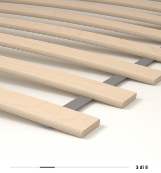 Letto singolo MALM Ikea bianco