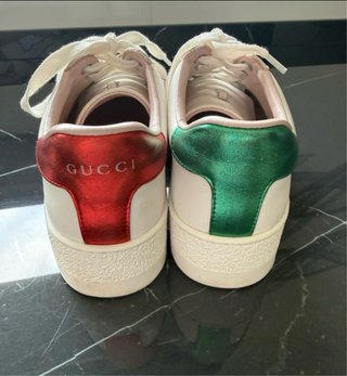Tenis Gucci Blanco con Abeja