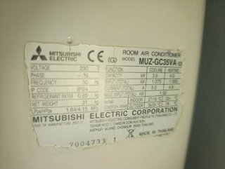 Aire Acondicionado Mitsubishi Electric Blanco