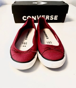 Converse Originales Bailarinas Rojas Talla40 Nuevo