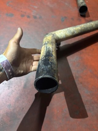 Tubo de escape libre doble salida