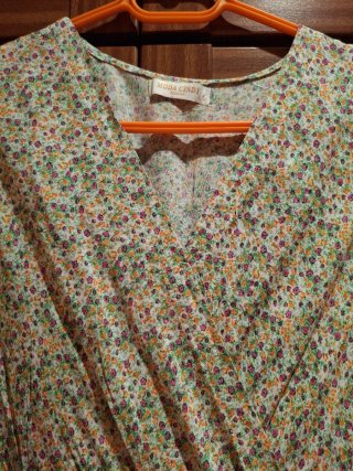 Vestido floral midi