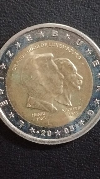 Moneda 2€ Luxemburgo Henri Adolphe
