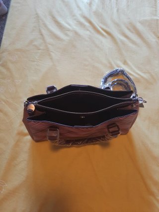 Bolso Parfois cuadros rosa