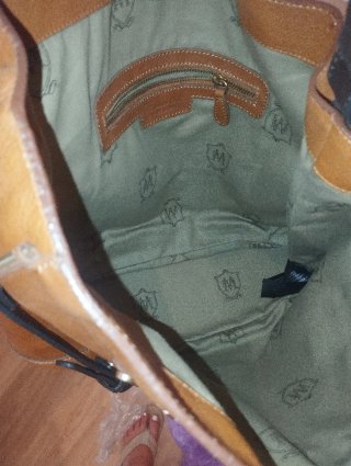 Bolso piel Massimo Dutti tostado
