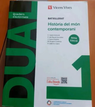 Libro Historia del Mon Contemporani Bachillerato