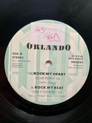 Vinilo Maxi Orlando - Rock My Heart (1994)