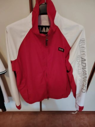 Giubbotto Slam rosso e bianco