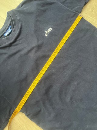 Camiseta Asics Vintage Azul Marino L Bordada Retro