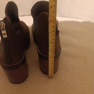 Botines Pull&Bear efecto ante marrones talla 41