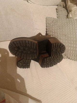 Botines Pull&Bear efecto ante marrones talla 41