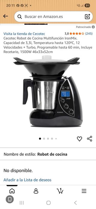 Robot Cocina Cecotec Iron Mix