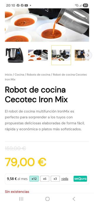 Robot Cocina Cecotec Iron Mix
