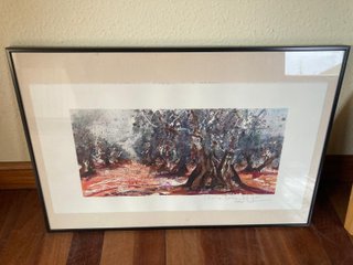 Acuarela Olivar en San José 2015