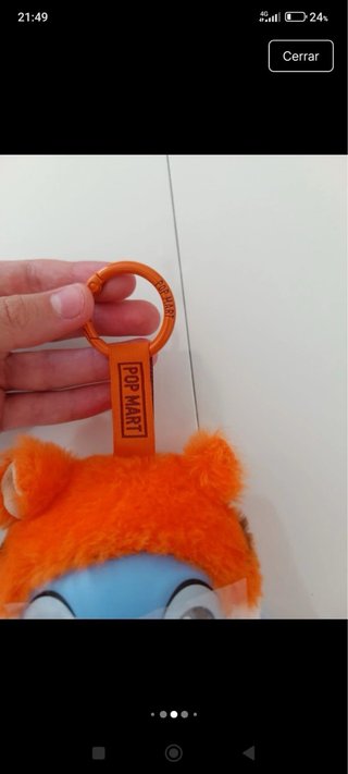 Peluche Stitch Pop Mart Naranja