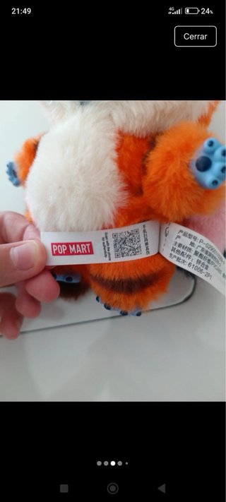Peluche Stitch Pop Mart Naranja