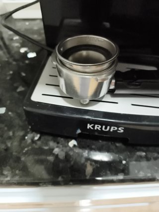 Cafetera Krups Espresso Negra