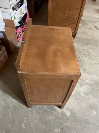 Aparador y mesita de noche madera y cristal