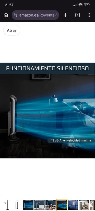 Rowenta Eole Infinite Ventilador Torre
