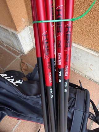 Hierros cobra pwr bridge, varilla graphito KBS R-7